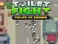 Jwèt Batay twalèt: Polis vs Zombi sou entènèt
