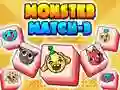 Jwèt Monstr Match-3 sou entènèt Jwèt Monstr Match-3 sou entènèt