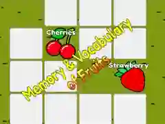 Jwèt Memwa ak Vokabilè Fwi sou entènèt