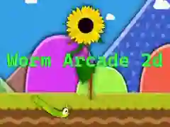 Jwèt Worm Arcade 2D sou entènèt