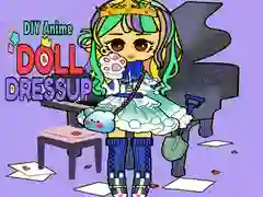 Jwèt DIY Abiye Poupée Anime sou entènèt