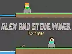 Jwèt Alex ak Steve: Miner de De Joueur sou entènèt Jwèt Alex ak Steve: Miner de De Joueur sou entènèt
