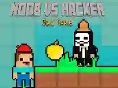 Jwèt Noob kontre Hacker Pòm Lò sou entènèt Jwèt Noob kontre Hacker Pòm Lò sou entènèt
