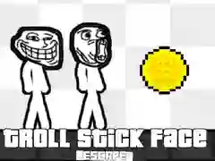 Jwèt Sòti nan figi trolls ak baton sou entènèt