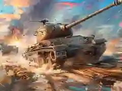 Jwèt Tank Batay: Tanpèt Dife sou entènèt