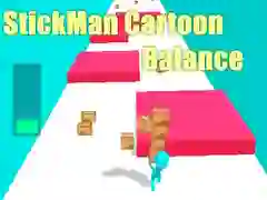 Jwèt Balans StickMan Cartoon sou entènèt Jwèt Balans StickMan Cartoon sou entènèt