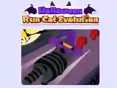 Jwèt Kouri Halloween: Evolisyon Chat sou entènèt Jwèt Kouri Halloween: Evolisyon Chat sou entènèt