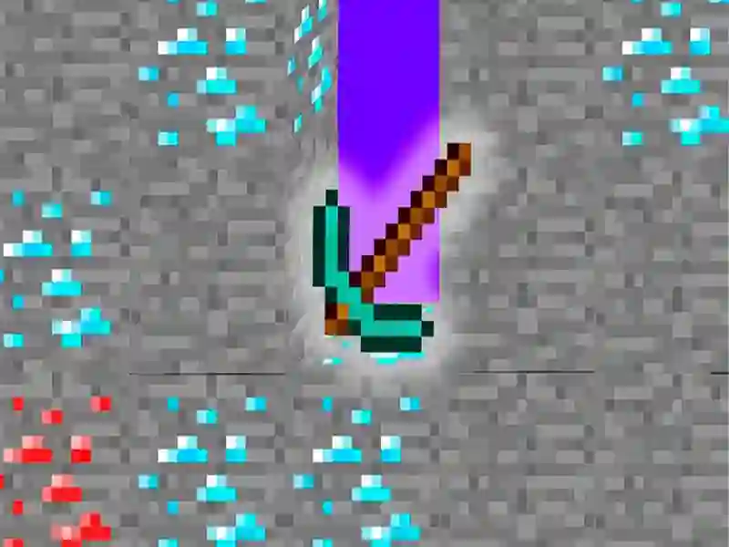 Jwèt Konbine pickaxes sou entènèt