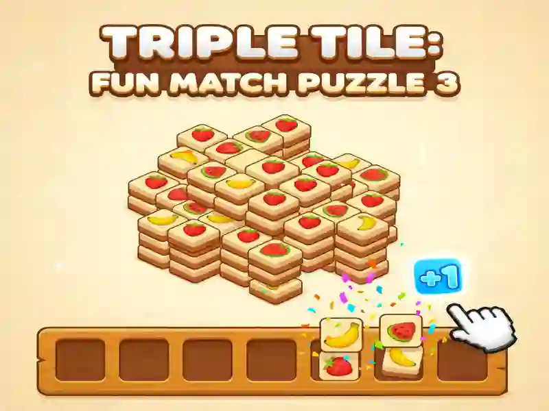 Jwèt Triple Tile: Fun Match Puzzle 3 sou entènèt