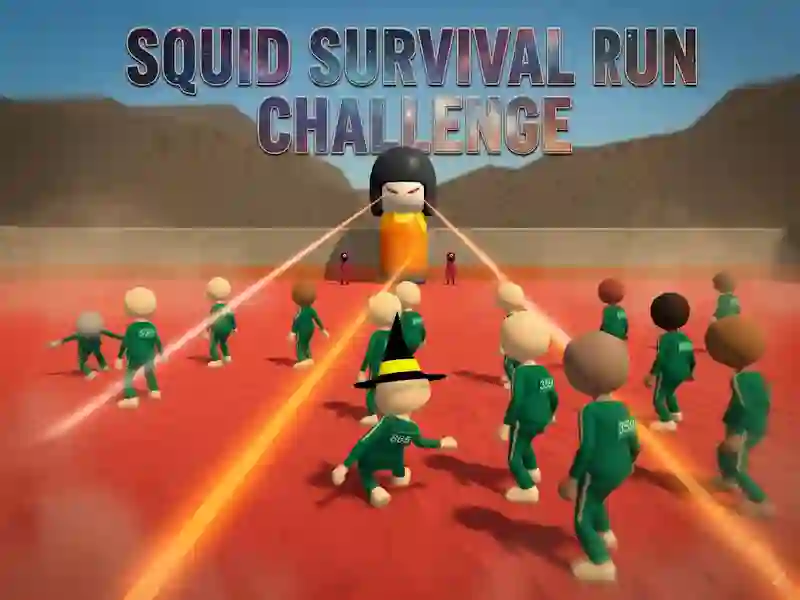 Jwèt Sou entènèt jwèt Squid Survival Run Challenge sou entènèt