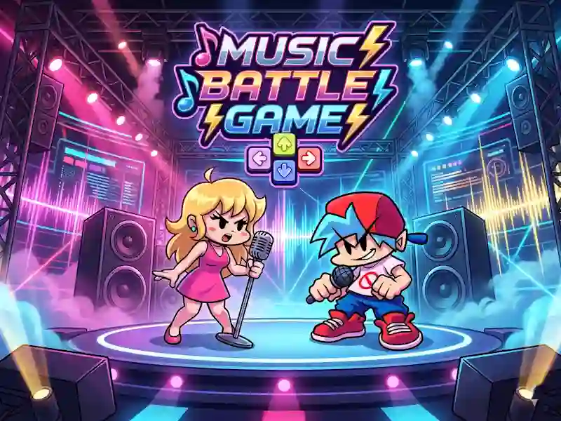 Jwèt Music Battle Game sou entènèt