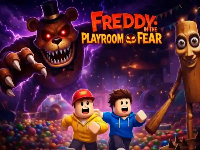 Jwèt Freddy nan Playroom of Fear sou entènèt