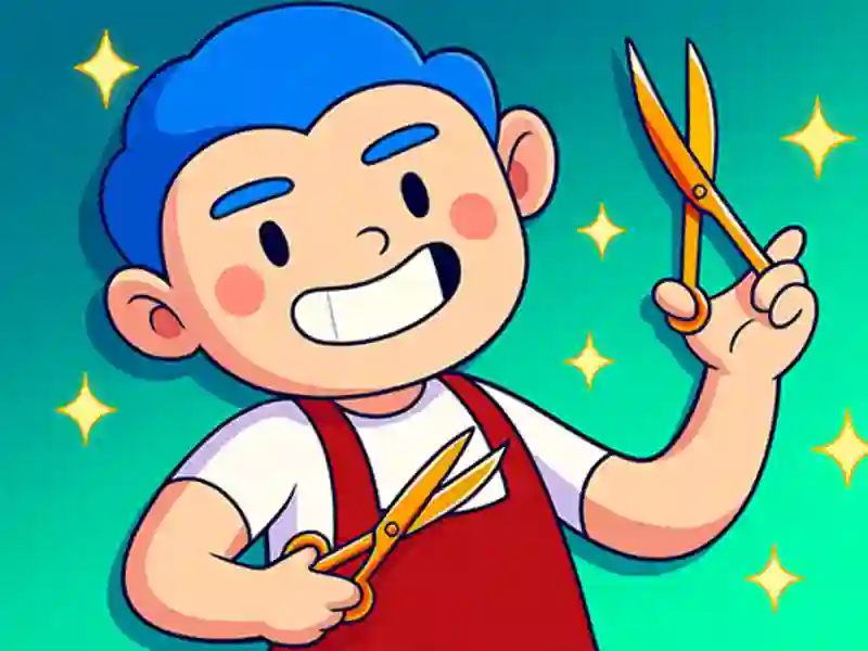 Jwèt Idle Barber Shop sou entènèt