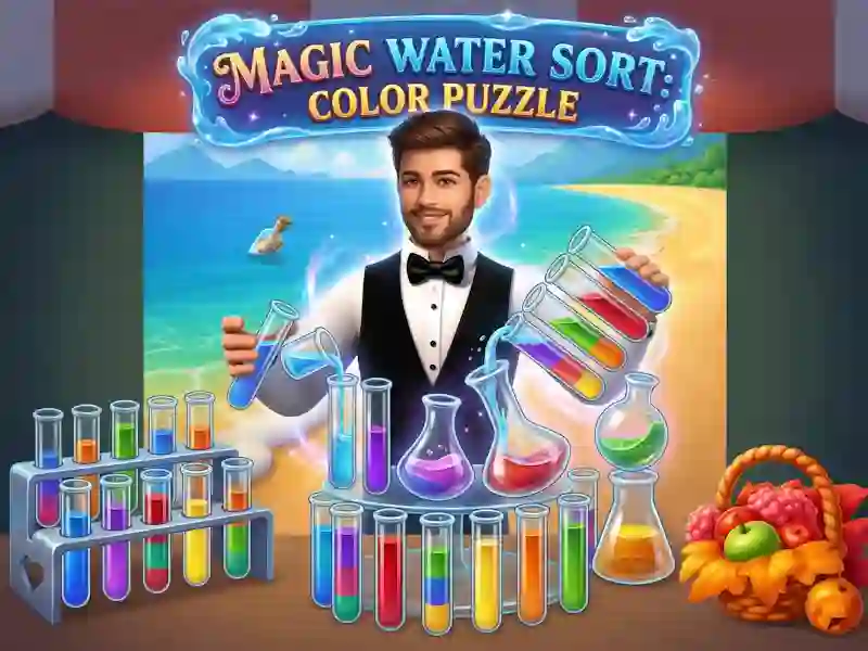 Jwèt Magic Water Sort: Color Puzzle sou entènèt