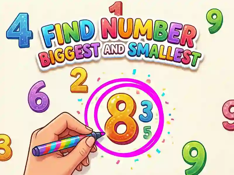 Jwèt Find Number Biggest and Smallest sou entènèt