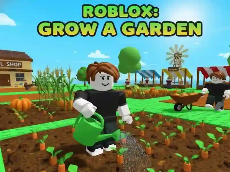 Jwèt Roblox: grandi yon jaden sou entènèt