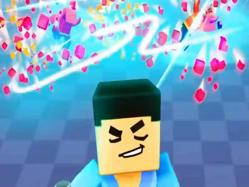 Jwèt 3D blòk Gladyatè: Trase nepe sou entènèt