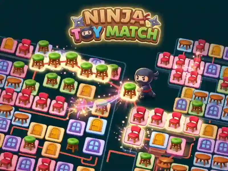 Jwèt Ninja Toy Match sou entènèt