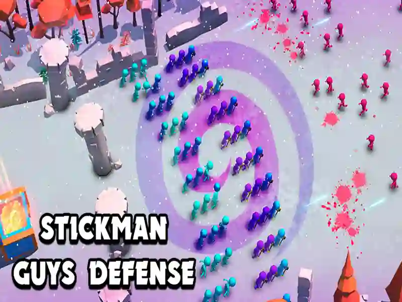Jwèt Stickman Guys defans sou entènèt Jwèt Stickman Guys defans sou entènèt