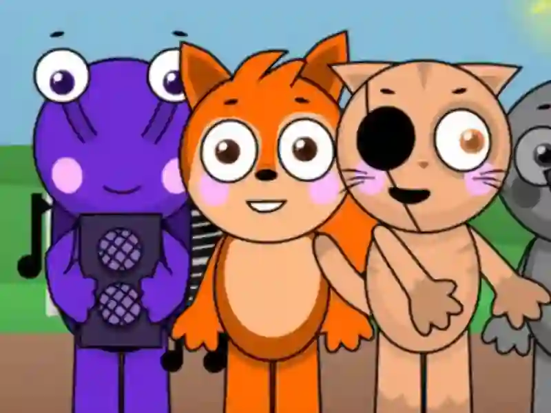 Jwèt Sprunki Abgerny 2: Deluxe sou entènèt