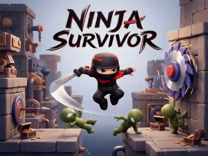 Jwèt Ninja Survivor sou entènèt