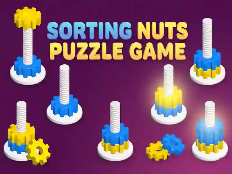 Jwèt Sorting Nuts Puzzle Game sou entènèt