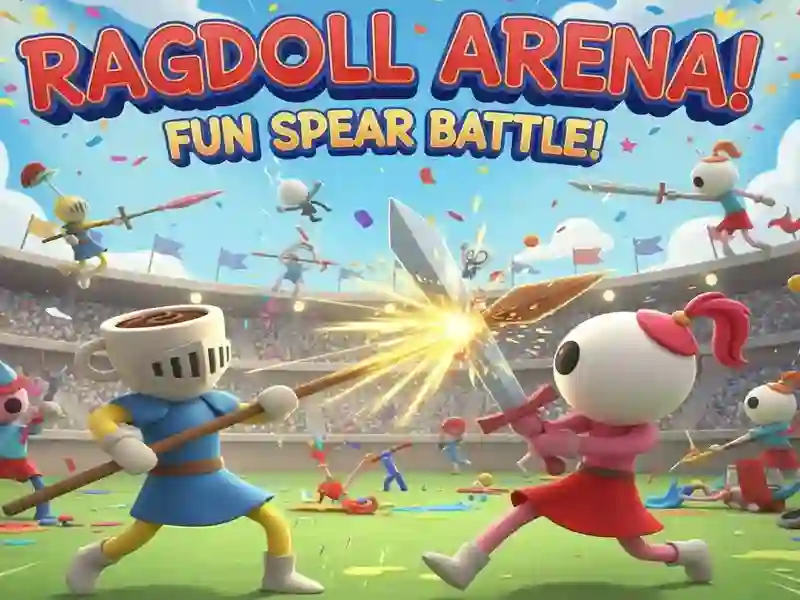 Jwèt Ragdoll Arena! Fun batay frenn! sou entènèt