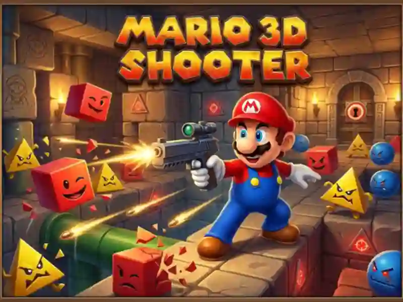 Jwèt Mario 3D Shooter sou entènèt