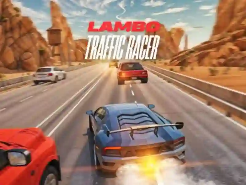Jwèt Lambo trafik racer sou entènèt