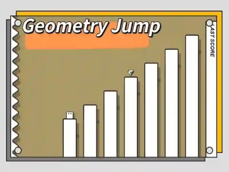 Jwèt Jeometryjump sou entènèt