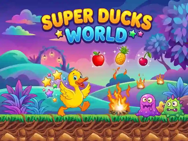 Jwèt Super Ducks World sou entènèt