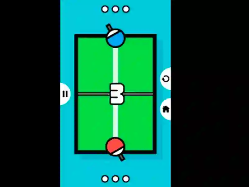 Jwèt Ping pong tenis tab 2d sou entènèt
