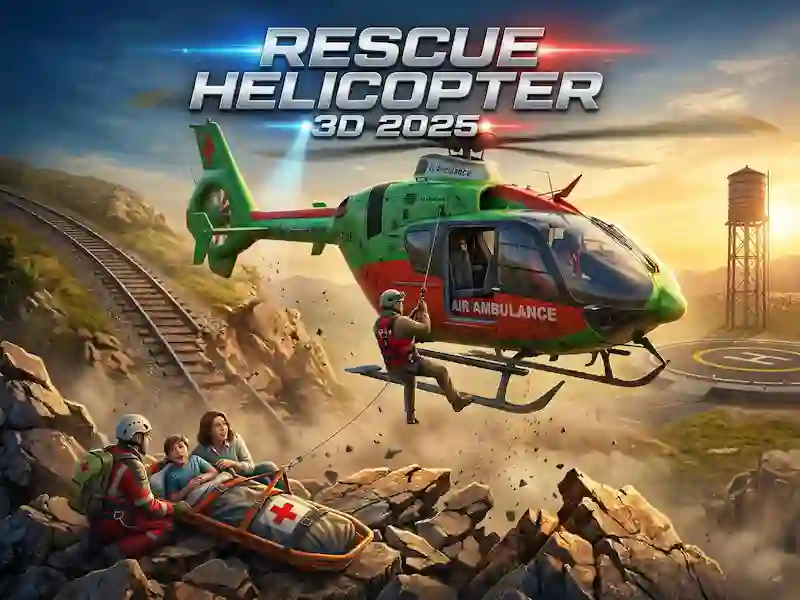 Jwèt Rescue Helicopter 3d 2025 sou entènèt