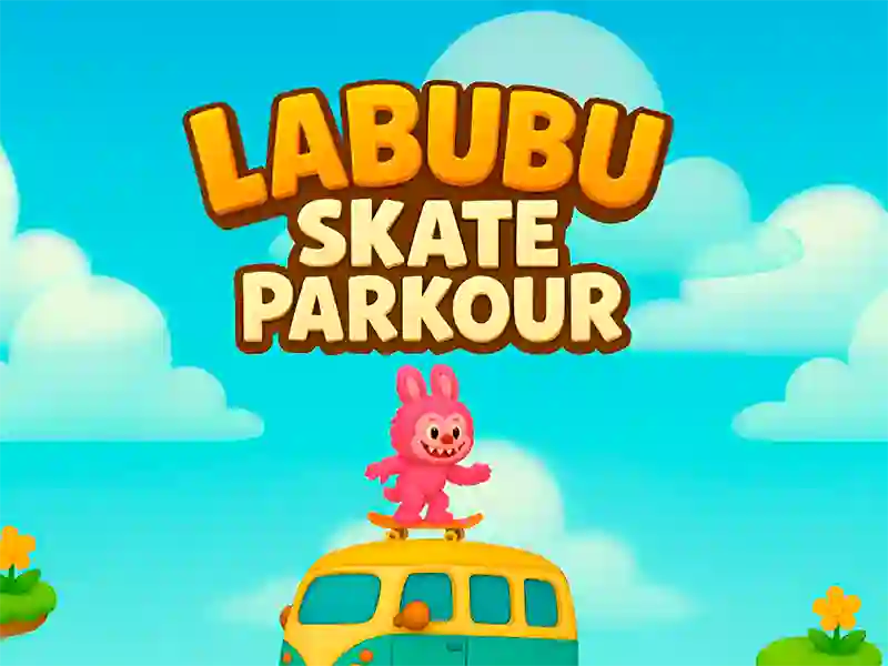 Jwèt Labubu monte paten parkour sou entènèt Jwèt Labubu monte paten parkour sou entènèt