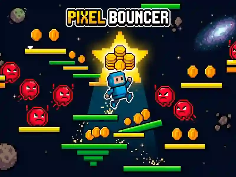 Jwèt Pixel Bouncer sou entènèt