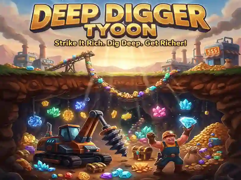 Jwèt Sou entènèt jwèt Deep Digger Tycoon sou entènèt