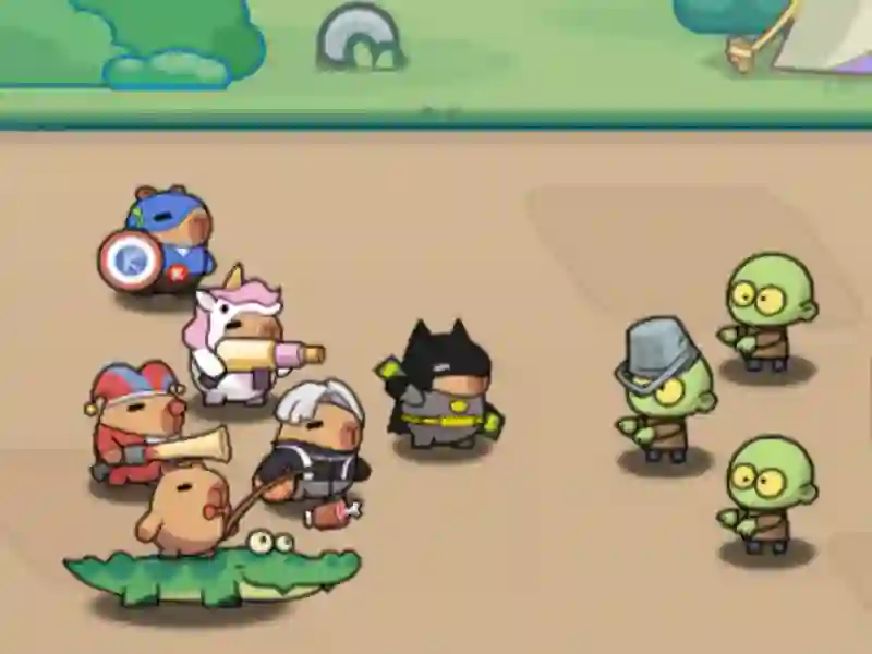 Jwèt Capybara ale! sou entènèt