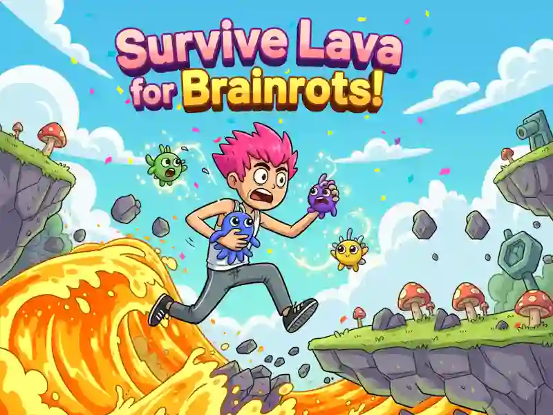 Jwèt Siviv Lava pou Brainrots! sou entènèt