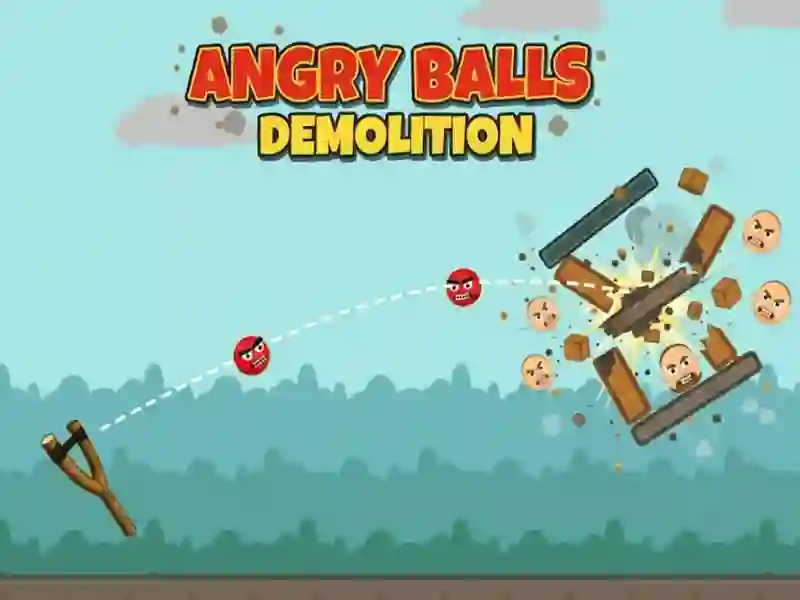 Jwèt Download jwèt la Angry Balls Demolition sou entènèt