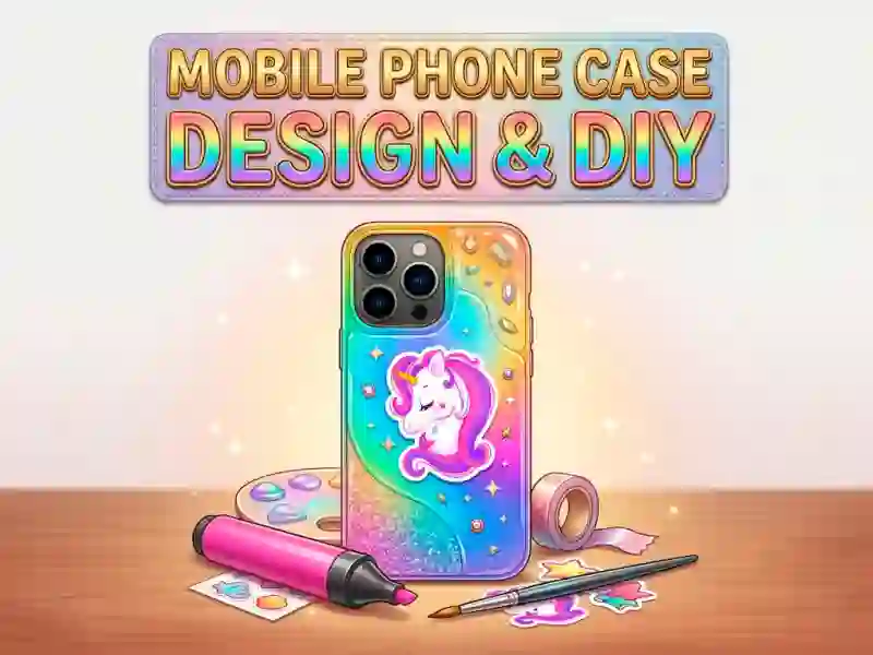 Jwèt Mobile Phone Case Design & DIY sou entènèt