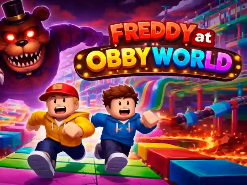 Jwèt Freddy nan Obby World sou entènèt
