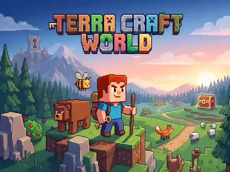 Jwèt Terra Craft World sou entènèt