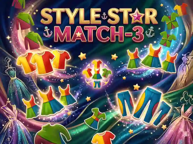 Jwèt Style Star Match-3 sou entènèt