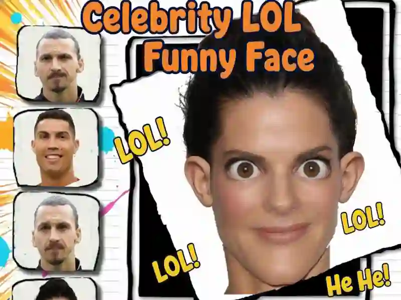 Jwèt Celebrity LOL Funny Face sou entènèt