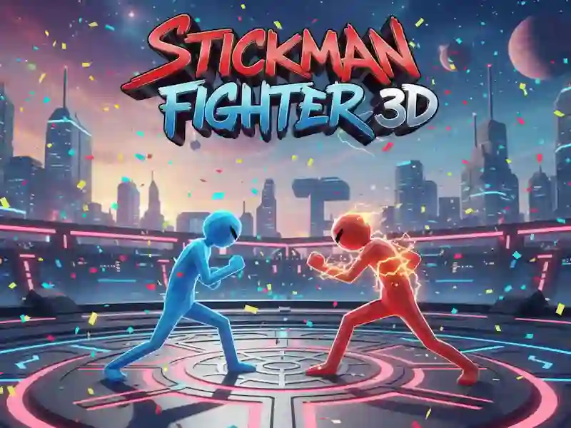 Jwèt Sou entènèt jwèt Stickman konba 3D sou entènèt
