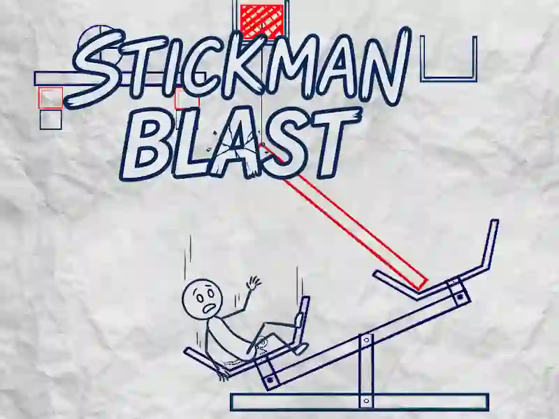 Jwèt Stickman Blast sou entènèt
