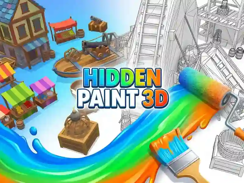 Jwèt Hidden Paint 3D sou entènèt