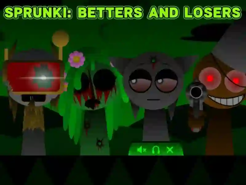 Jwèt Sprunki: pi bon ak pèdi sou entènèt