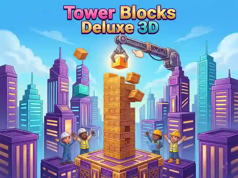 Jwèt Tower Blocks Deluxe 3D sou entènèt