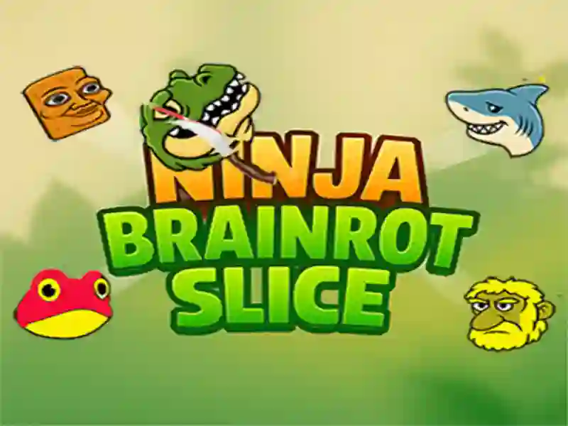 Jwèt Ninja brainrot tranch sou entènèt